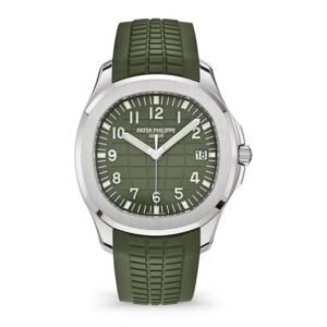 파텍필립 아쿠아넛 42.2mm 5168G-010 White Gold，Avocado Green Rubber Strap Avocado Green Dial[3K]