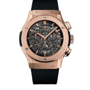 위블로 클래식퓨전 Aerofusion 45mm 525.ox.0180.lr Rose Gold Leather Strap Skeletonized Dial[HB]