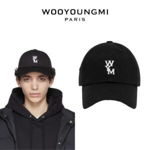 [국내배송]우영미 WYM로고 볼캡(블랙)