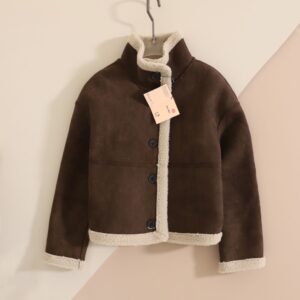 [국내배송]미우미우 [ Miu ] 수입 터들넥 스웨이드 리버서블 덤블 무스탕