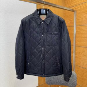 [국내배송]버버리 리버시블 (양면) 퀼팅 나일론 오버셔츠