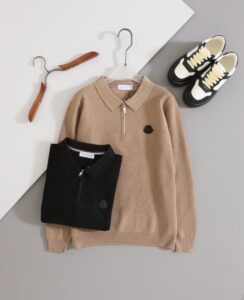 [국내배송]몽클레어 와플 카라 니트