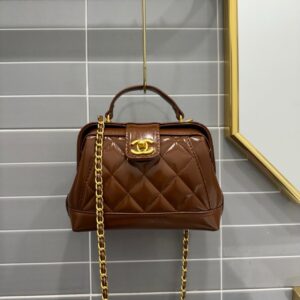 [국내배송]샤넬 수입 고급 탑핸들 램스킨 미니백