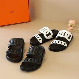 [국내배송]에르메스 [ H.R.M.S ] 수입 여성 엑스트라 샌들 블랑, 누아