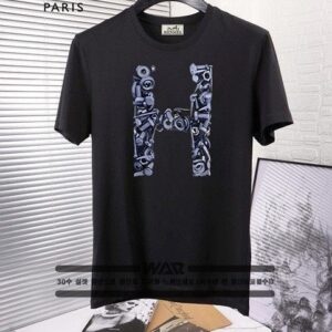 [국내배송]에르메스 나사 H 로고 티셔츠