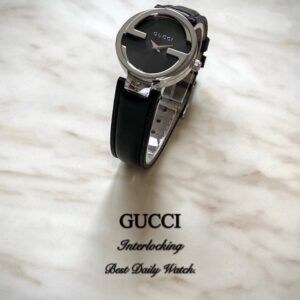 [국내배송]구찌 인터로킹 블랙다이얼