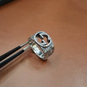 [국내배송]구찌 인터로킹 G 페이즐리 반지