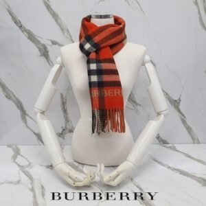 [국내배송]버버리 컨트라스트 체크 캐시미어 머플러