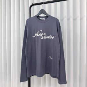 [국내배송]아크네스튜디오 엠보 로고 롱슬리브 티셔츠