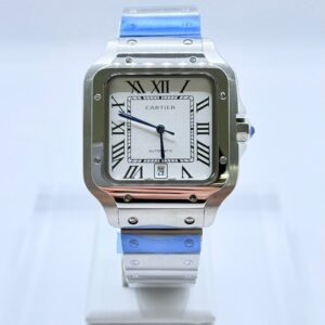 [국내배송]까르띠에 산토스 흰판