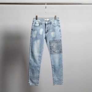 [국내배송]디올 포켓벌자수 프린팅 청바지