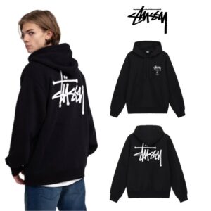 [국내배송]스투시 베이직 후드(블랙)