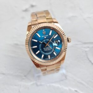 [국내배송]로렉스 스카이드웰러 로즈골드 블루다이얼