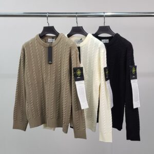 [국내배송]스톤아일랜드 케이블 클래식 니트