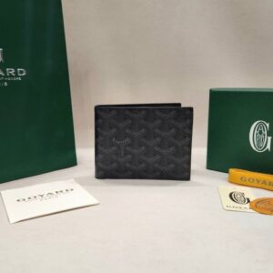 [국내배송]고야드 빅투아르 반지갑 6101 올블랙 (최상위)