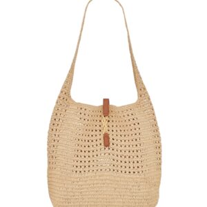 [프리미엄/해외배송]생로랑 라피아 호보백(내추럴)