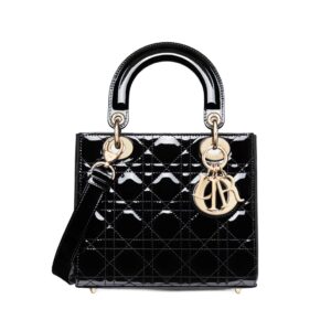 [탑티어/해외배송]디올 레이디 디올 스몰 백(블랙/까나쥬/페이턴트)