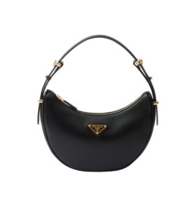 [프리미엄/해외배송]프라다 아르케 스몰 레더 숄더백(블랙)
